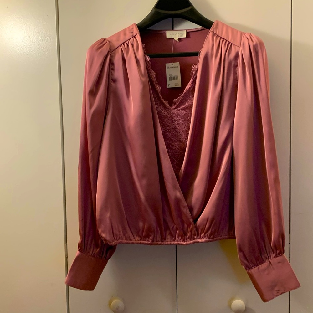 Melloday NWT Long Sleeve Blouse